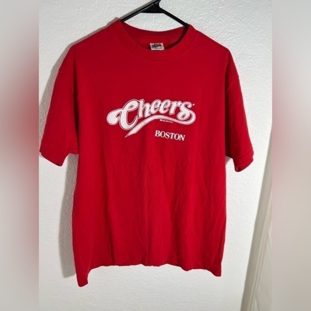 Vintage 90s Men’s Cheers Boston Red T-Shirt Size XL
